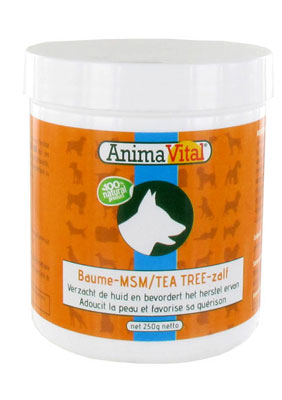 Msm/tea tree, baume pour chiens